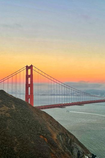 San Francisco, USA, golden gate Wallpaper 640x960