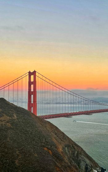 San Francisco, USA, golden gate Wallpaper 1600x2560