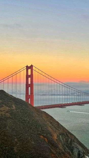 San Francisco, USA, golden gate Wallpaper 2160x3840