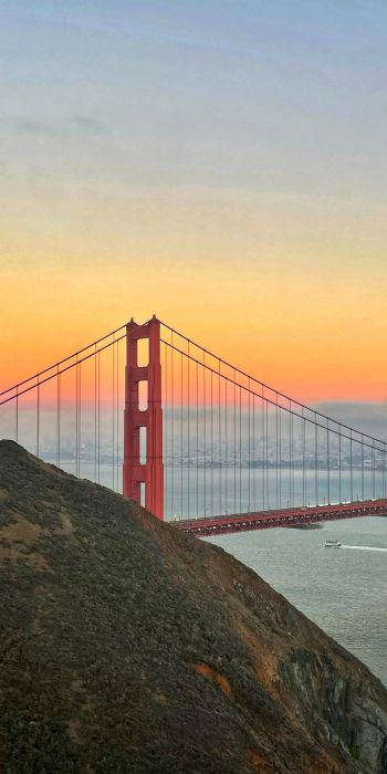 San Francisco, USA, golden gate Wallpaper 720x1440