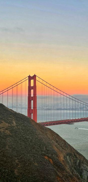 Обои 1440x2960 Сан-Франциско, США, золотые ворота