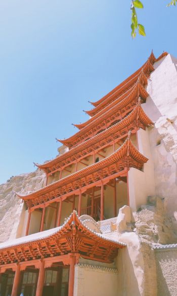 Dunhuang, Jiuquan, Gansu, China Wallpaper 1200x2000