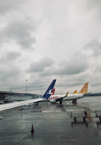 Обои 1640x2360 аэропорт Стамбула, Сабиха Гёкчен, Пендик