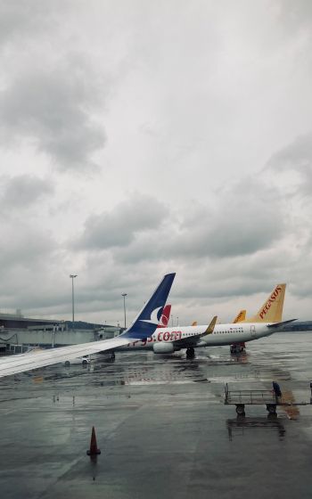 Обои 800x1280 аэропорт Стамбула, Сабиха Гёкчен, Пендик