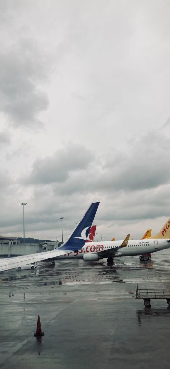 Обои 1080x2340 аэропорт Стамбула, Сабиха Гёкчен, Пендик