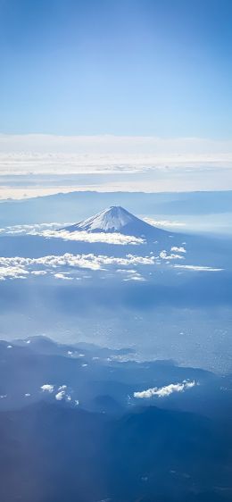 mountain, volcano Wallpaper 828x1792