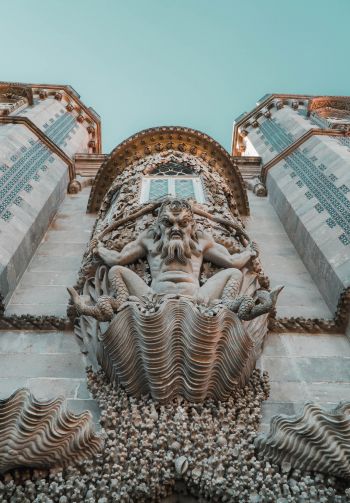 Обои 1640x2360 Дворец Пена, Синтра, Португалия