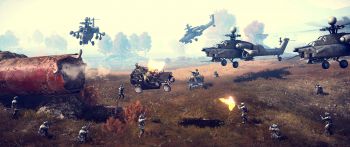 Battlefield 4, helicopter Wallpaper 2560x1080