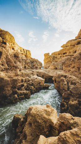 Algarve, Portugal, gorge Wallpaper 640x1136