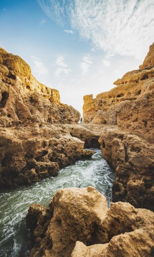 Algarve, Portugal, gorge Wallpaper 1200x2000