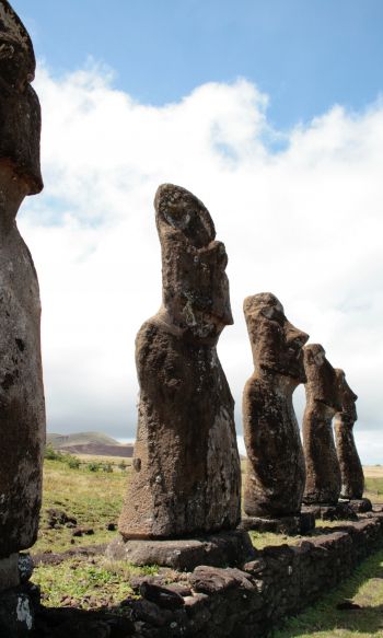 Easter Island, Chile Wallpaper 1200x2000