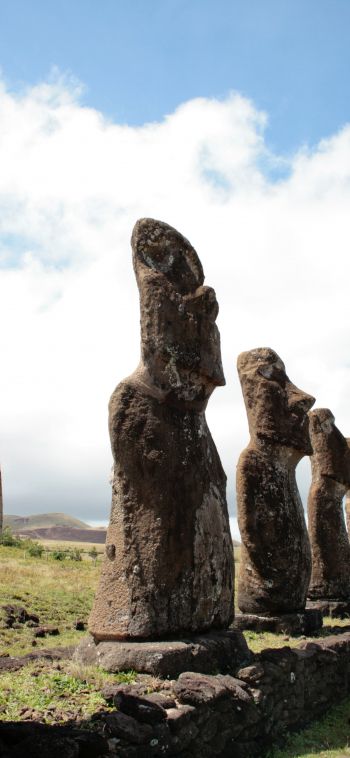 Easter Island, Chile Wallpaper 1080x2340