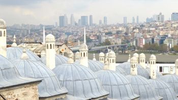 Обои 1600x900 Стамбул, Турция, дворец