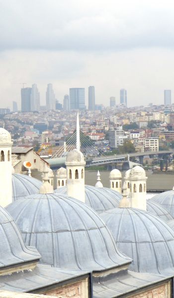 Istanbul, Turkey, palace Wallpaper 600x1024
