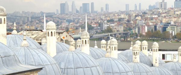 Istanbul, Turkey, palace Wallpaper 3440x1440