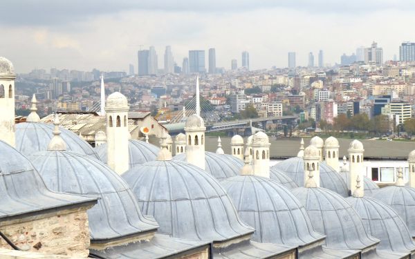 Обои 1920x1200 Стамбул, Турция, дворец
