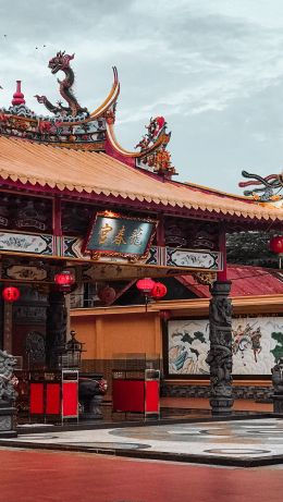 China, architecture Wallpaper 640x1136