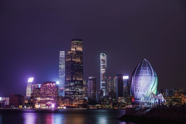 Hong Kong, night city Wallpaper 9504x6336