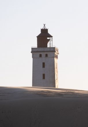 Lighthouse Rubjerg Knude, Denmark Wallpaper 1640x2360