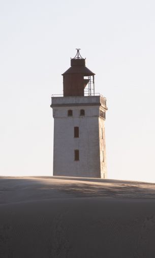 Lighthouse Rubjerg Knude, Denmark Wallpaper 1200x2000