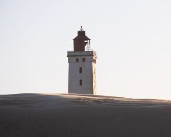 Lighthouse Rubjerg Knude, Denmark Wallpaper 1280x1024