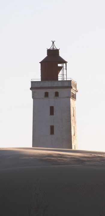 Lighthouse Rubjerg Knude, Denmark Wallpaper 1080x2220