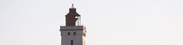 Lighthouse Rubjerg Knude, Denmark Wallpaper 1590x400