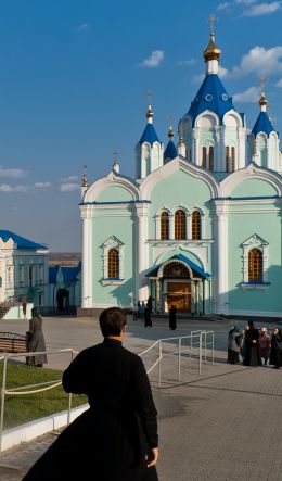Обои 600x1024 русская церковь, православие
