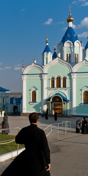 Обои 720x1440 русская церковь, православие