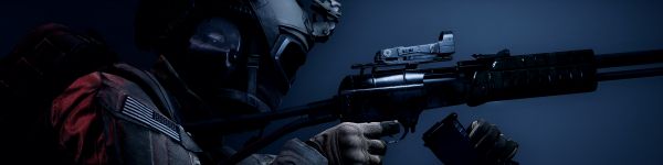 Battlefield 4, weapon Wallpaper 1590x400