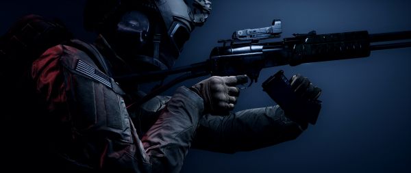 Battlefield 4, weapon Wallpaper 2560x1080