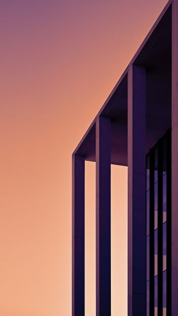 USA, modern building Wallpaper 640x1136
