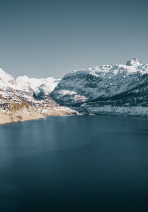 Tin, France, mountains Wallpaper 1668x2388