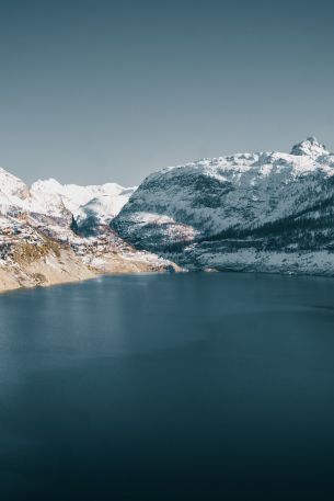 Tin, France, mountains Wallpaper 640x960