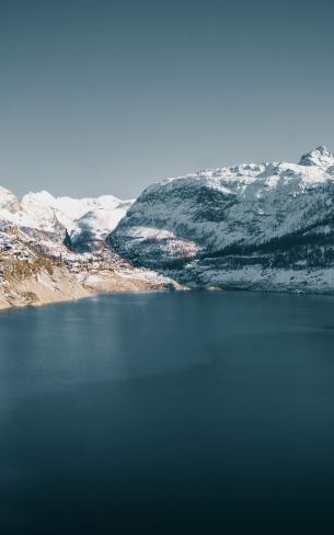 Tin, France, mountains Wallpaper 1600x2560