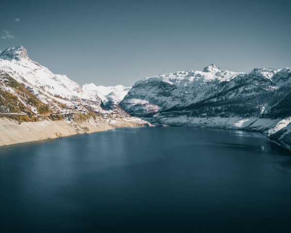 Tin, France, mountains Wallpaper 1280x1024