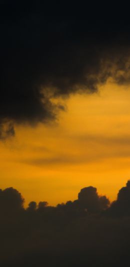 clouds, sunset Wallpaper 1080x2220