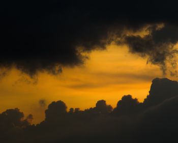 clouds, sunset Wallpaper 1280x1024