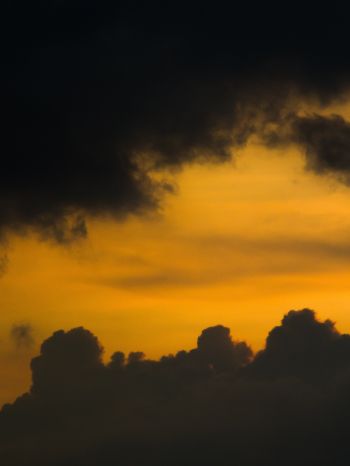 clouds, sunset Wallpaper 1620x2160