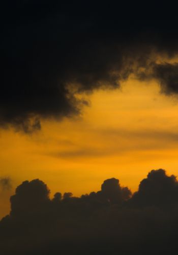 clouds, sunset Wallpaper 1668x2388