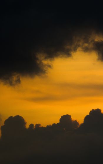 clouds, sunset Wallpaper 1752x2800