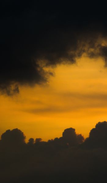 clouds, sunset Wallpaper 600x1024