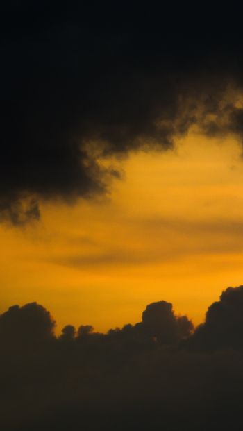clouds, sunset Wallpaper 640x1136