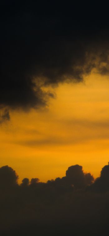 clouds, sunset Wallpaper 1080x2340