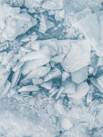 Обои 1620x2160 белоснежный лед, таяние льда