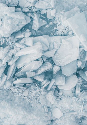 white ice, melting ice Wallpaper 1668x2388