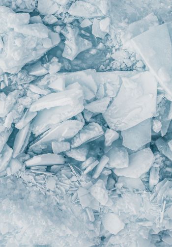 white ice, melting ice Wallpaper 1640x2360
