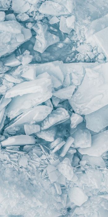 Обои 720x1440 белоснежный лед, таяние льда