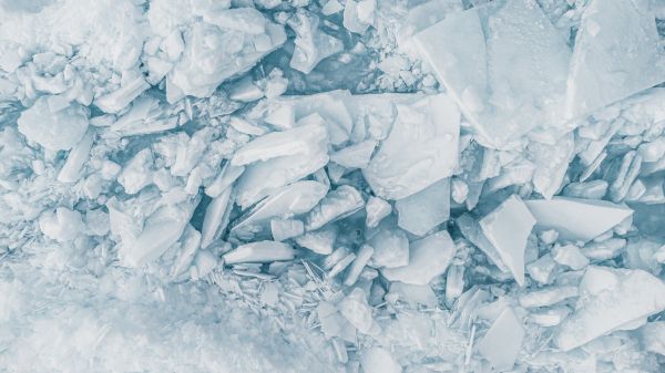 white ice, melting ice Wallpaper 1366x768
