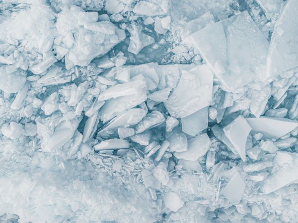 white ice, melting ice Wallpaper 1024x768